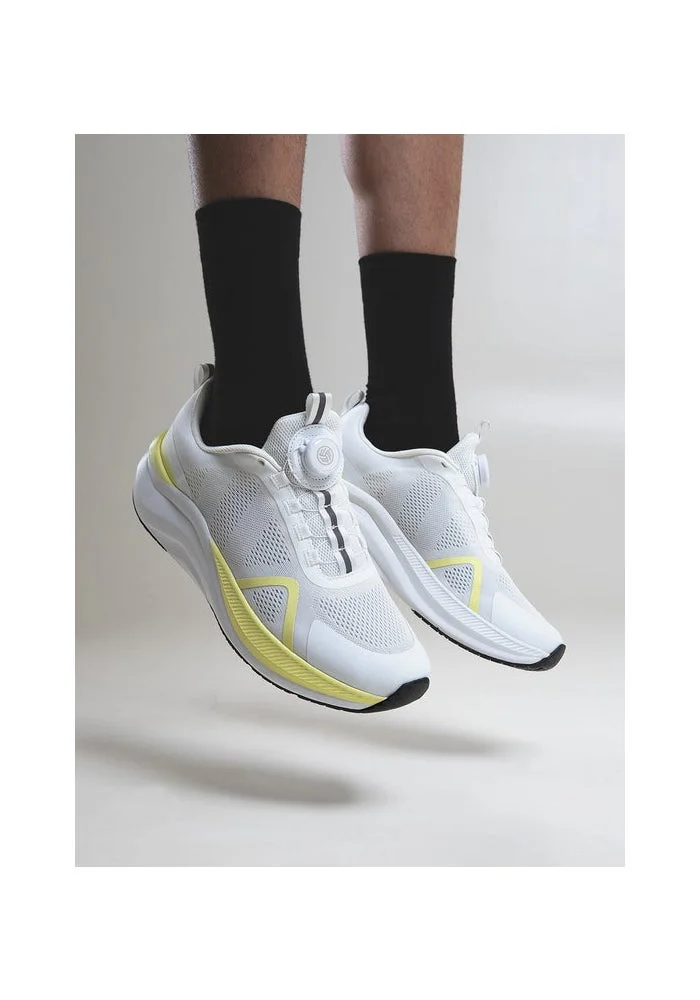 Bacca Bucci White ION Glide Sports Shoes with Rotary Lacing for Men | Best Price UAE